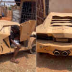 Lamborghini made from scrap