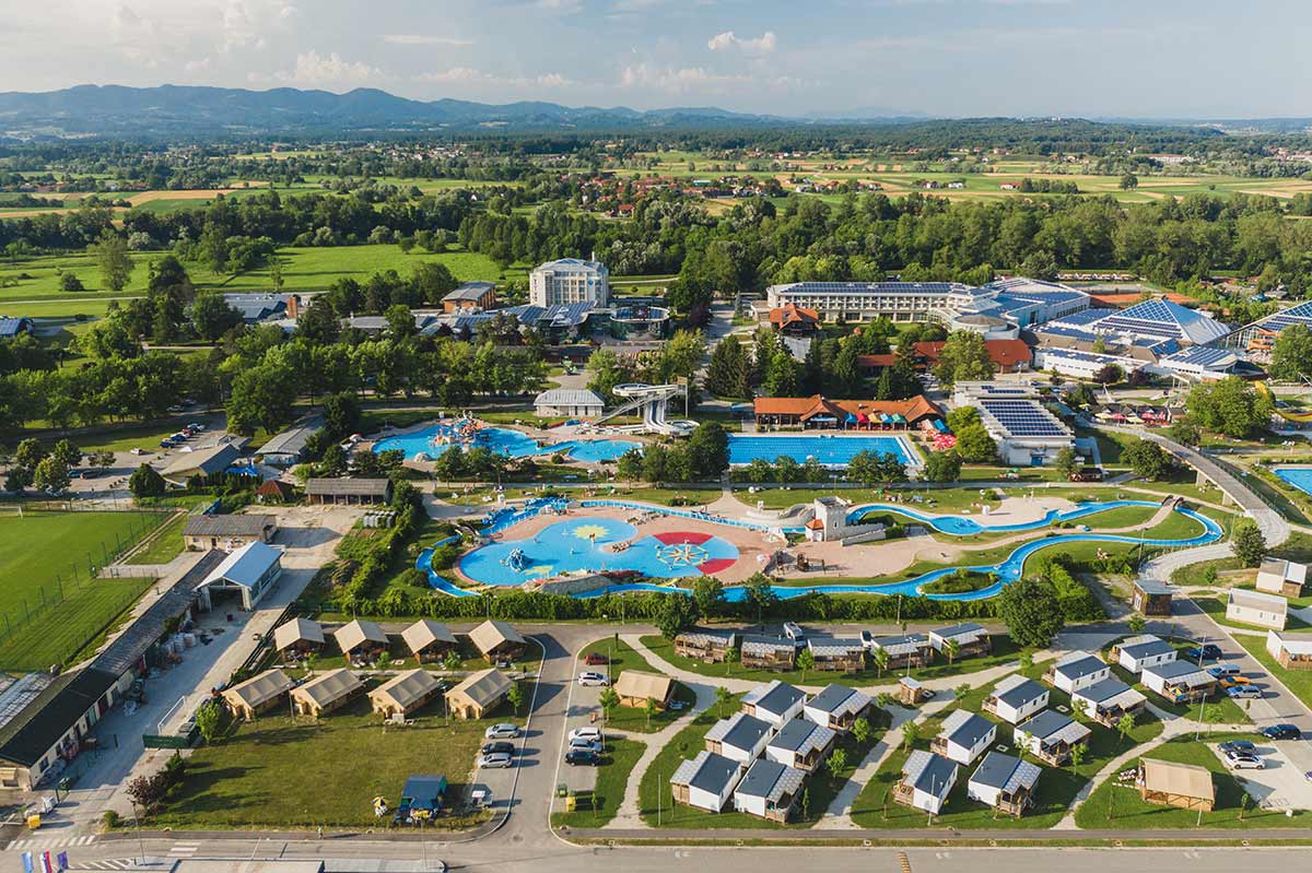 Čatež Spa (from above)