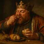middleage king eating