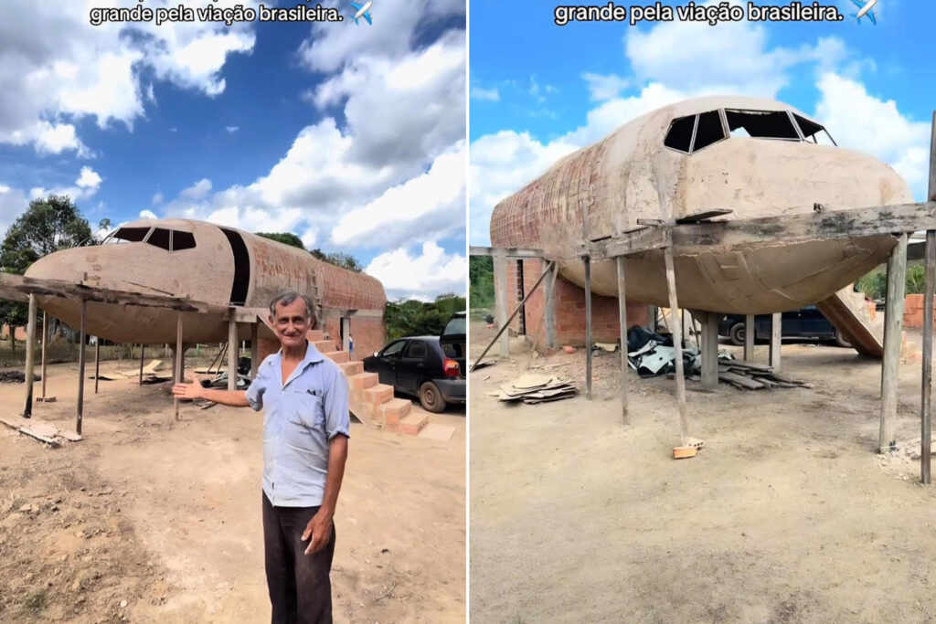 House in an airplane