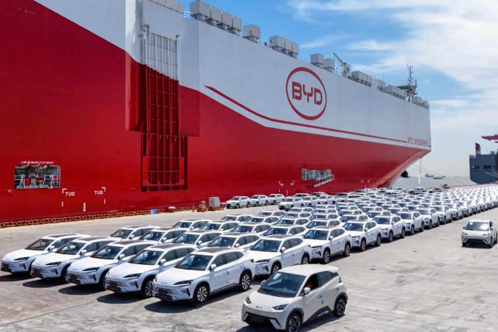 Chinese cargo ship BYD