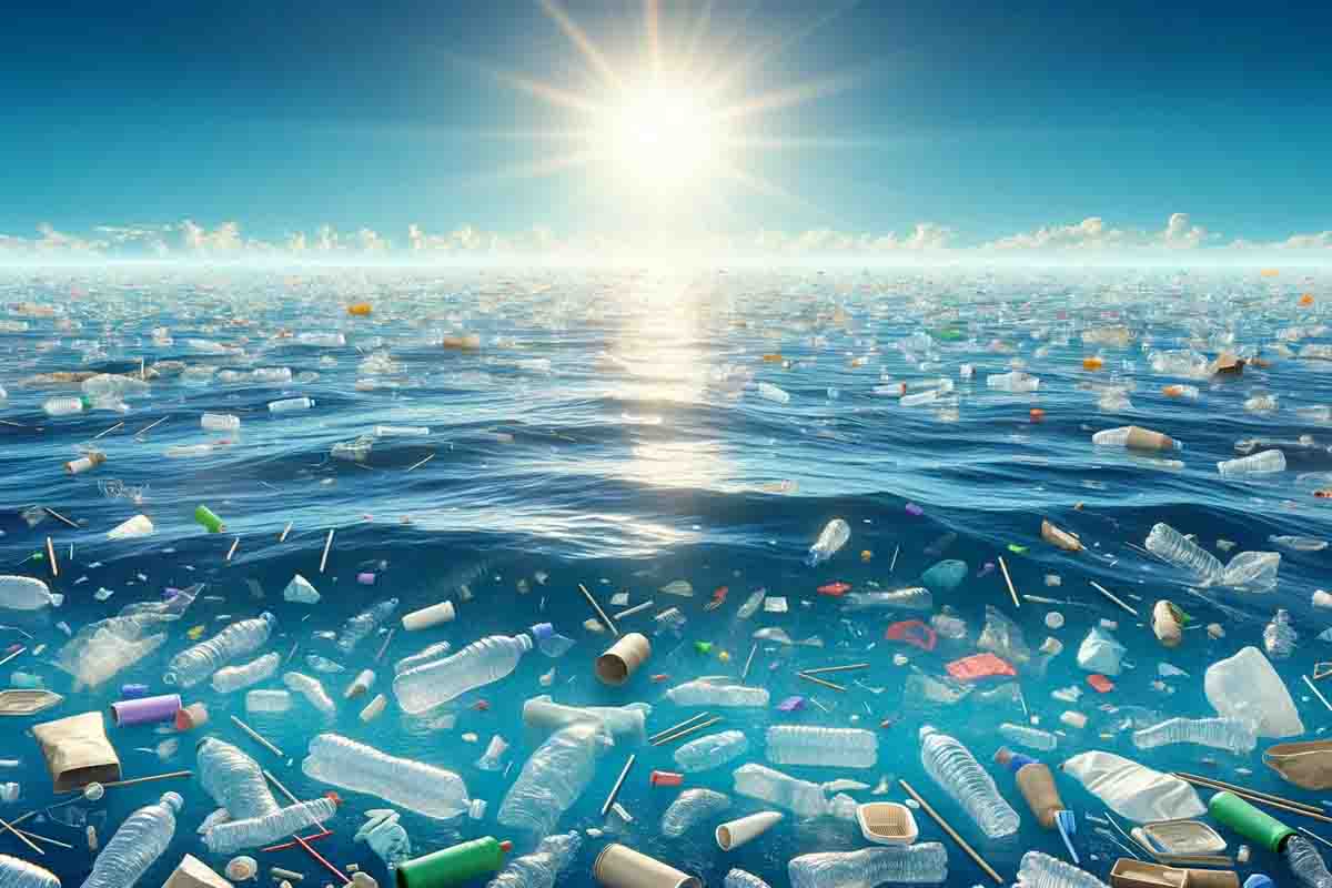 plastic pollution in the oceans