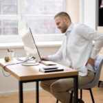 Office chair butt