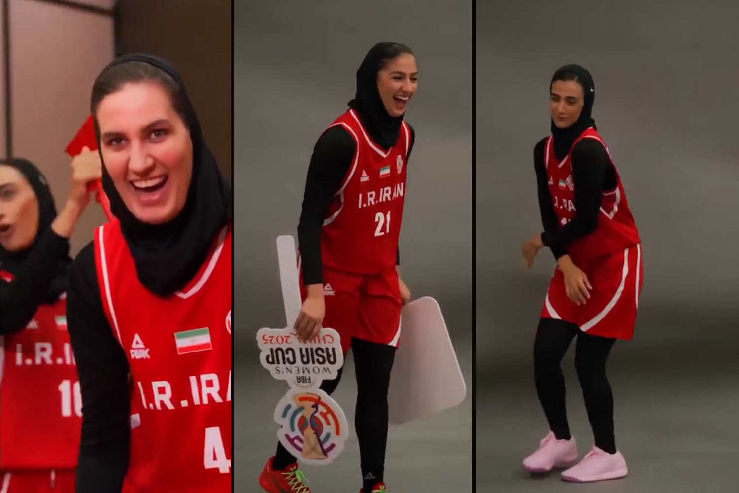 Iranian basketball players
