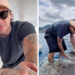 Beckham pasta with sea water