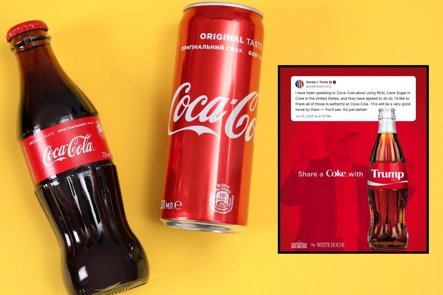Donald Trump and Coca-Cola