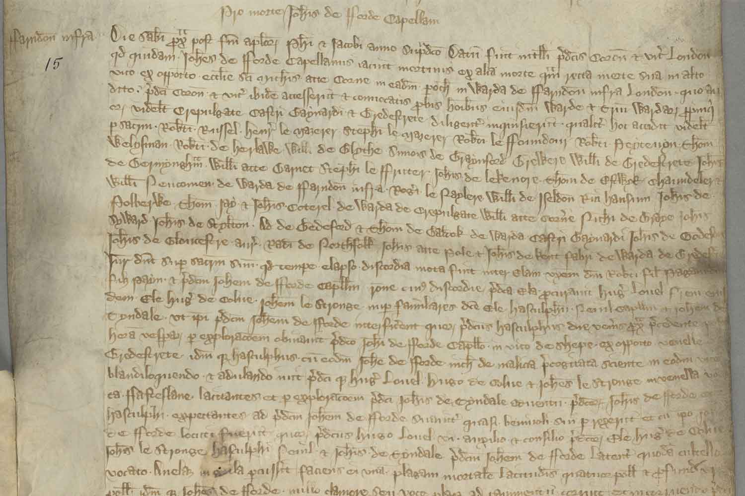 medieval murder
