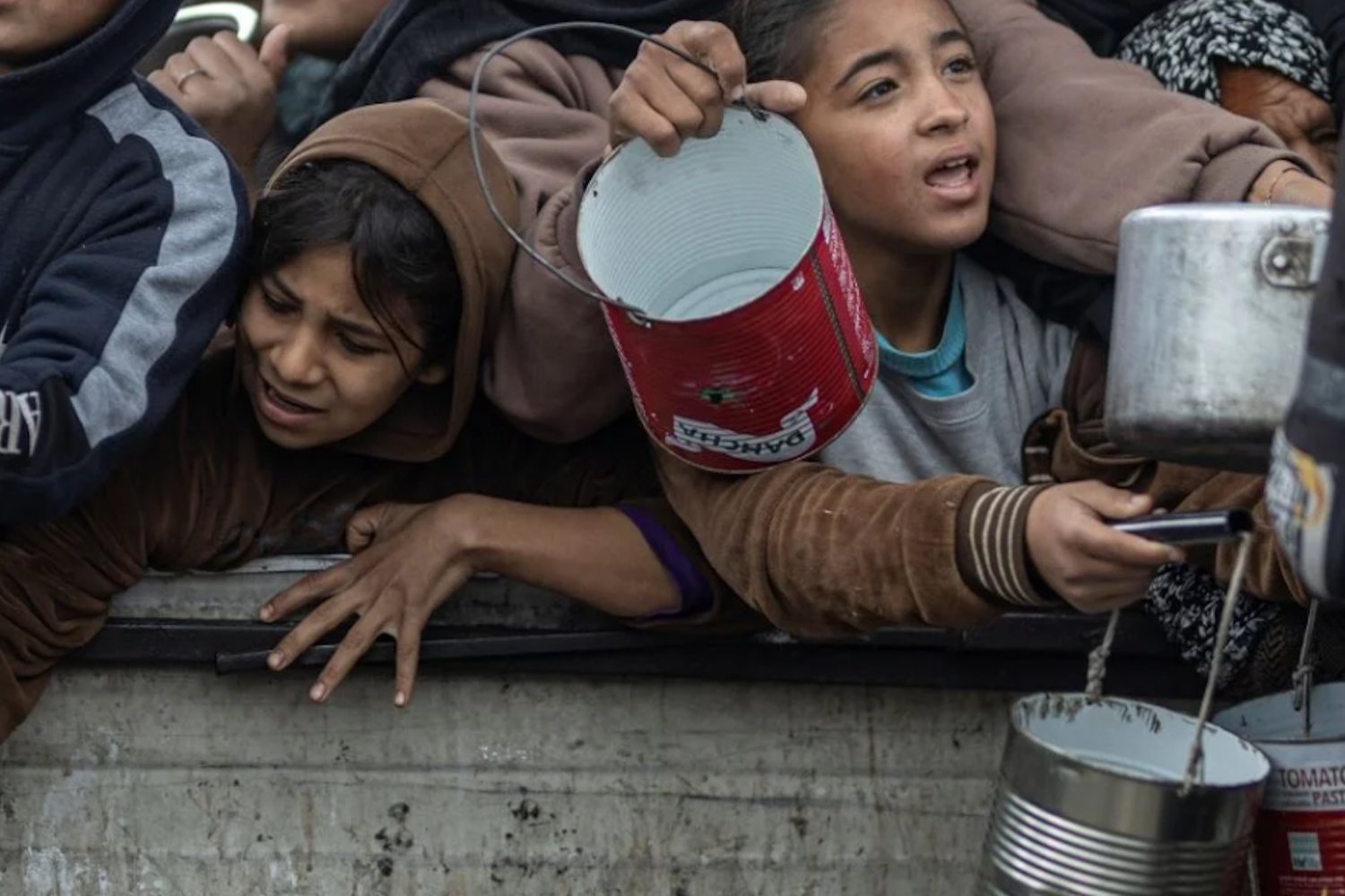 Kids starving in Gaza