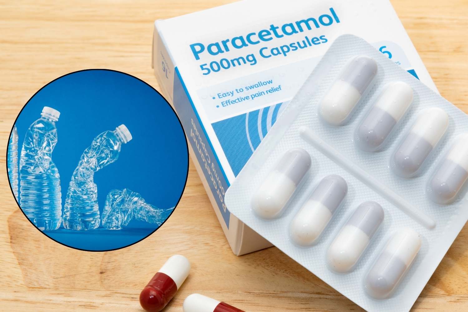 recycled plastic paracetamol