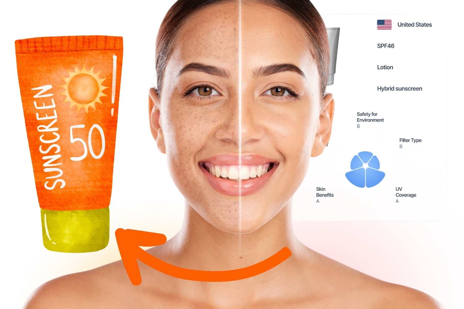 AI sunscreen filter