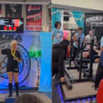 Sister Pat Farrell, a Dominican nun competitive powerlifting