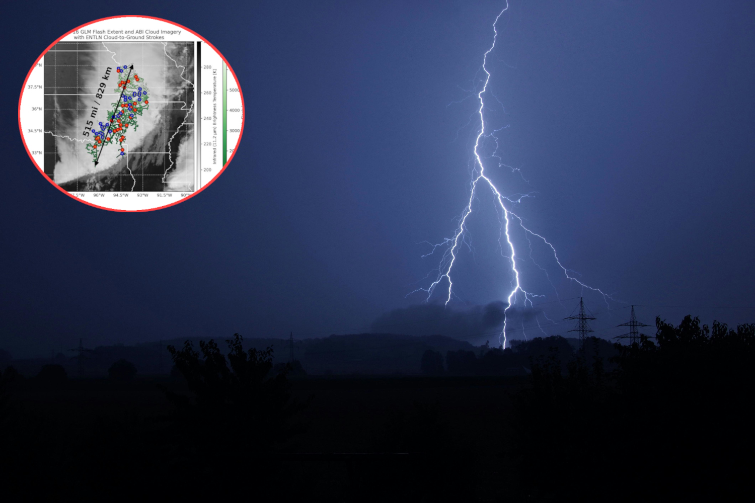 Longest lightning bolt