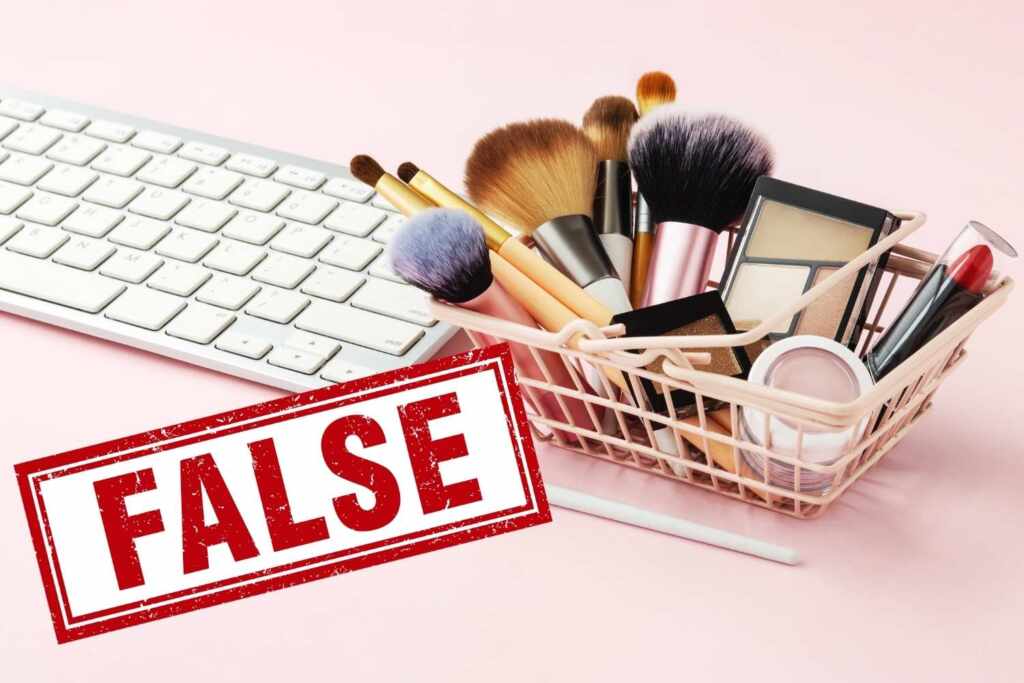 fake online cosmetics