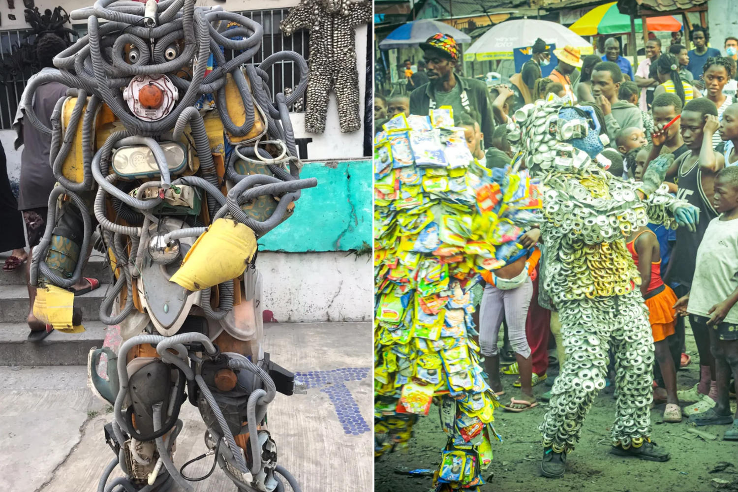 wastes trasformed into art