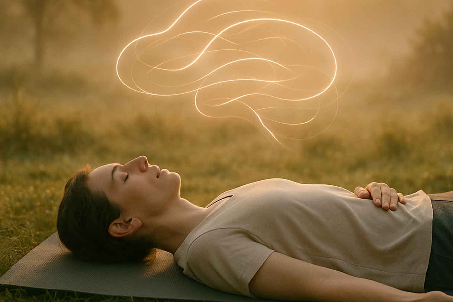 deep breathing with yoga