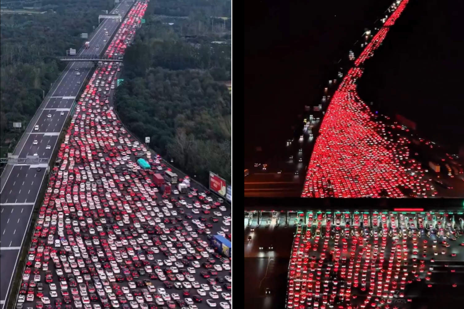 Millions of drivers stuck for 36 hours in massive traffic jam in China - worst congestion ever recorded
