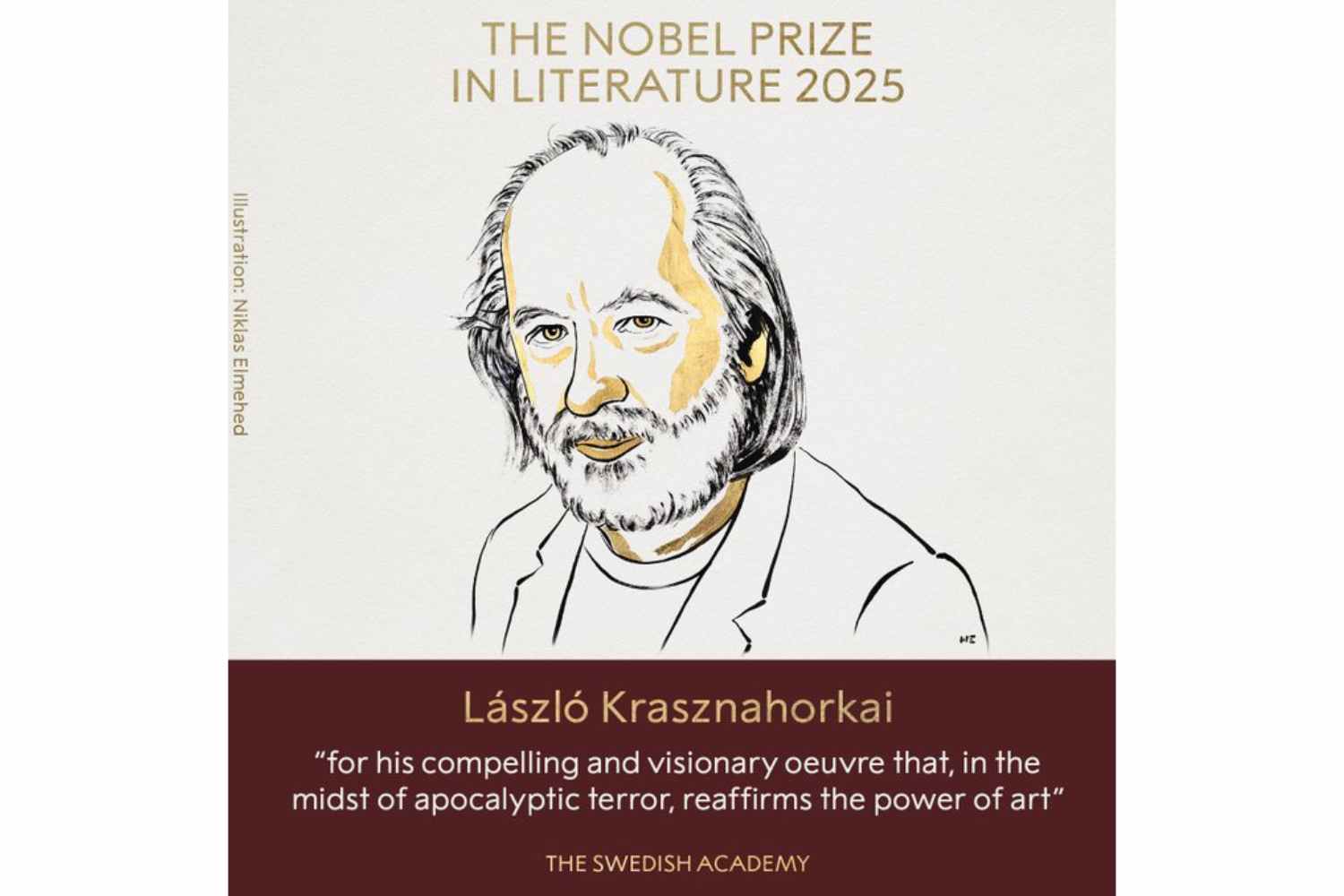 2025 Nobel Prize in Literature: Hungarian László Krasznahorkai triumphs, master of the Apocalypse