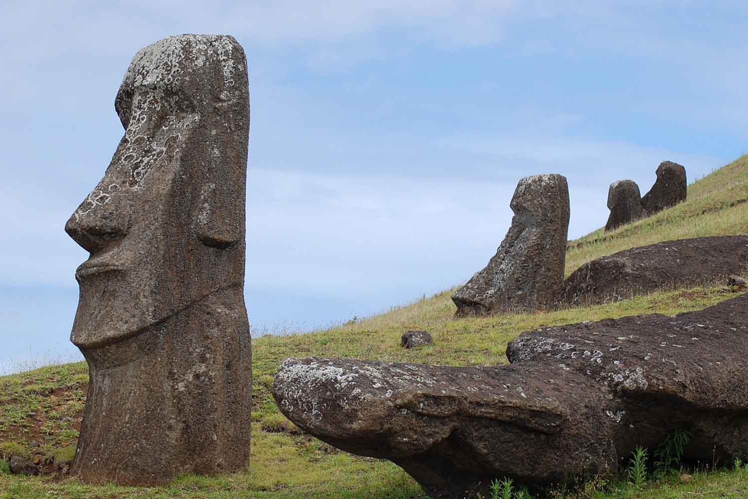 Moai statues of Easter Island actually "walked": science confirms ancient legend