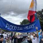 protest march in the Philippines