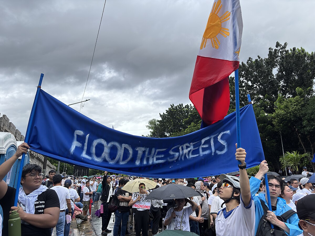 protest march in the Philippines