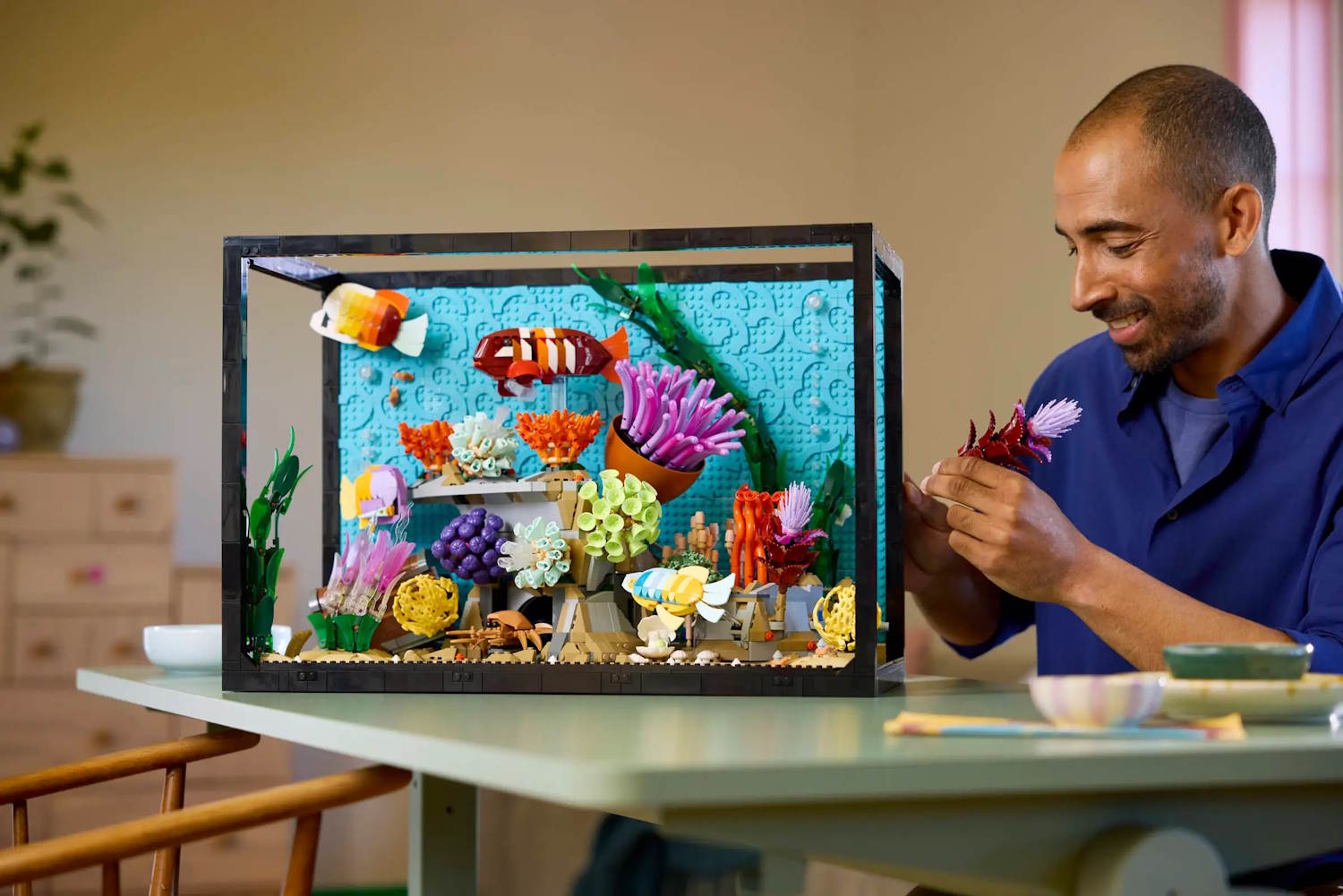 The only aquarium we love: fully built with Lego bricks, stunning design (but pricey for most budgets)