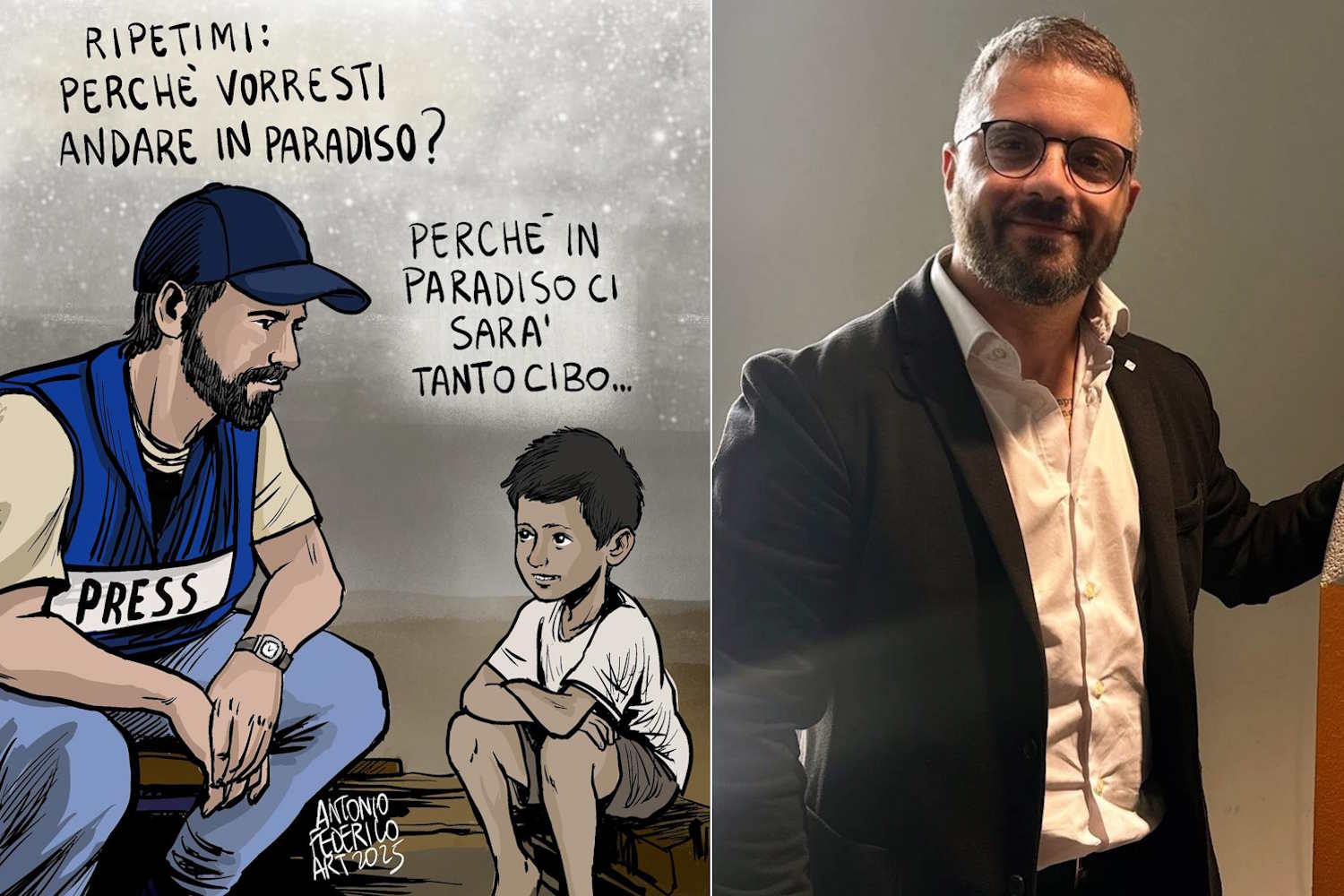 It's never just a drawing, art can help us feel": Antonio Federico Art tells his Illustrated Humanity
