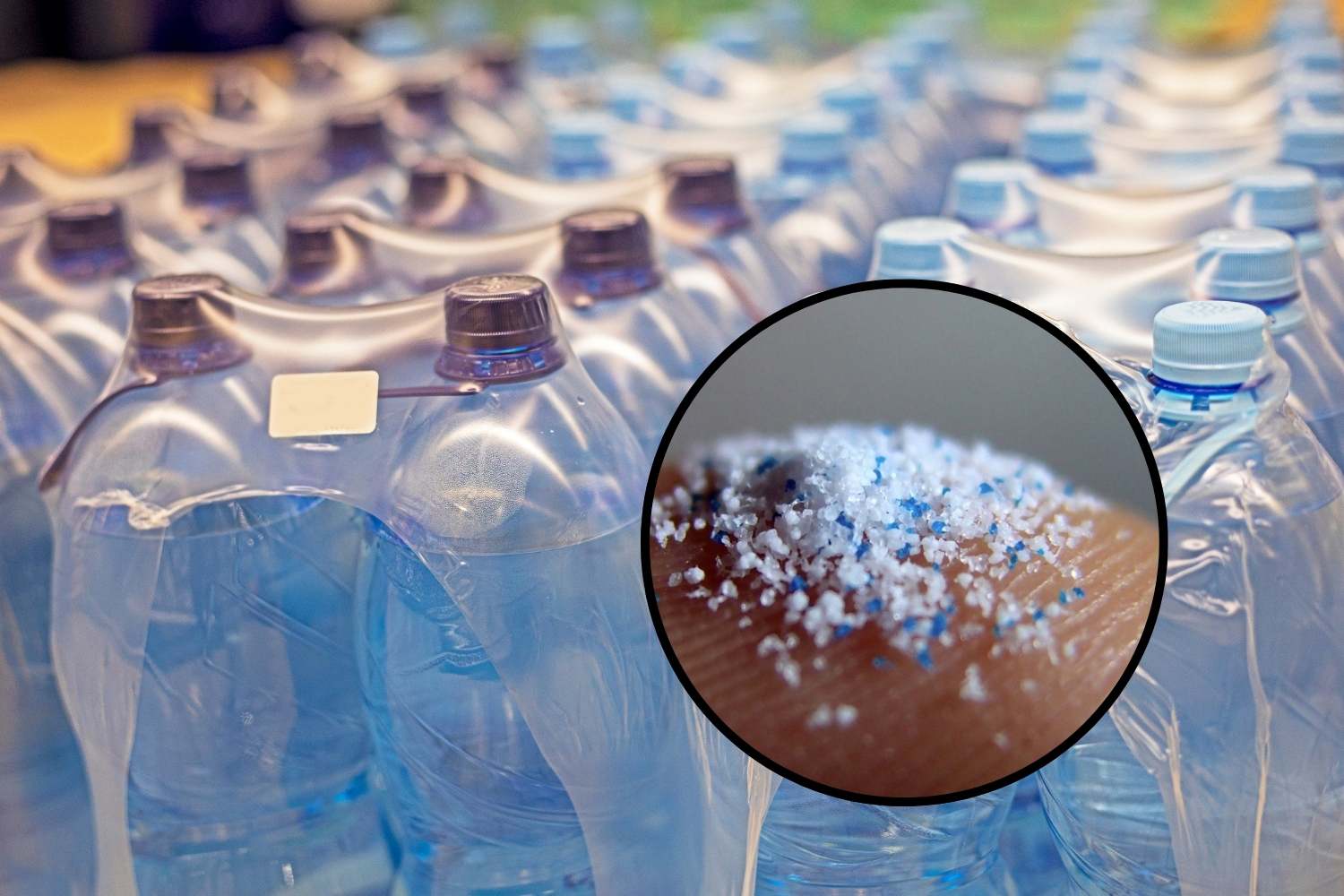 microplastics bottled mineral water
