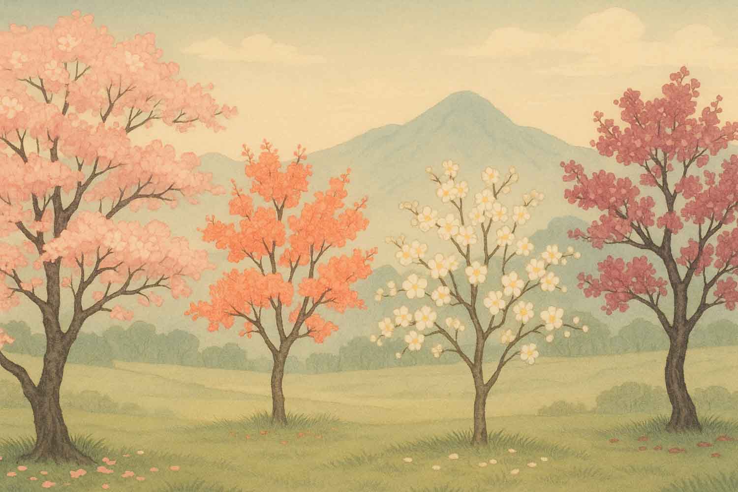 Oubaitori, Japanese concept dismantling timelines and reminding us of each person's unique importance