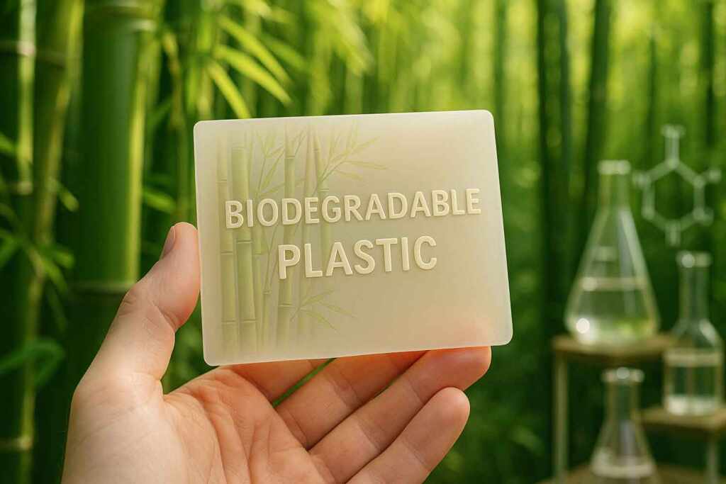 Biodegradable plastic from bamboo: stronger, easier to recycle and sustainable