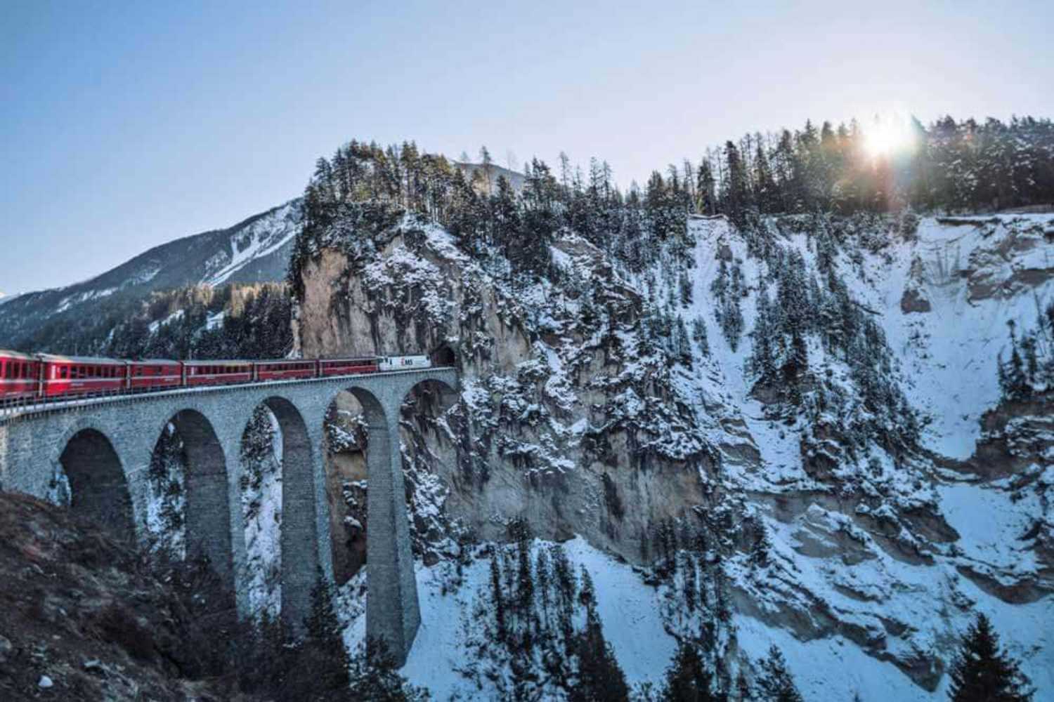 Bernina Red Train Returns: Exciting Italy-Switzerland Journey Through Stunning Fall Foliage