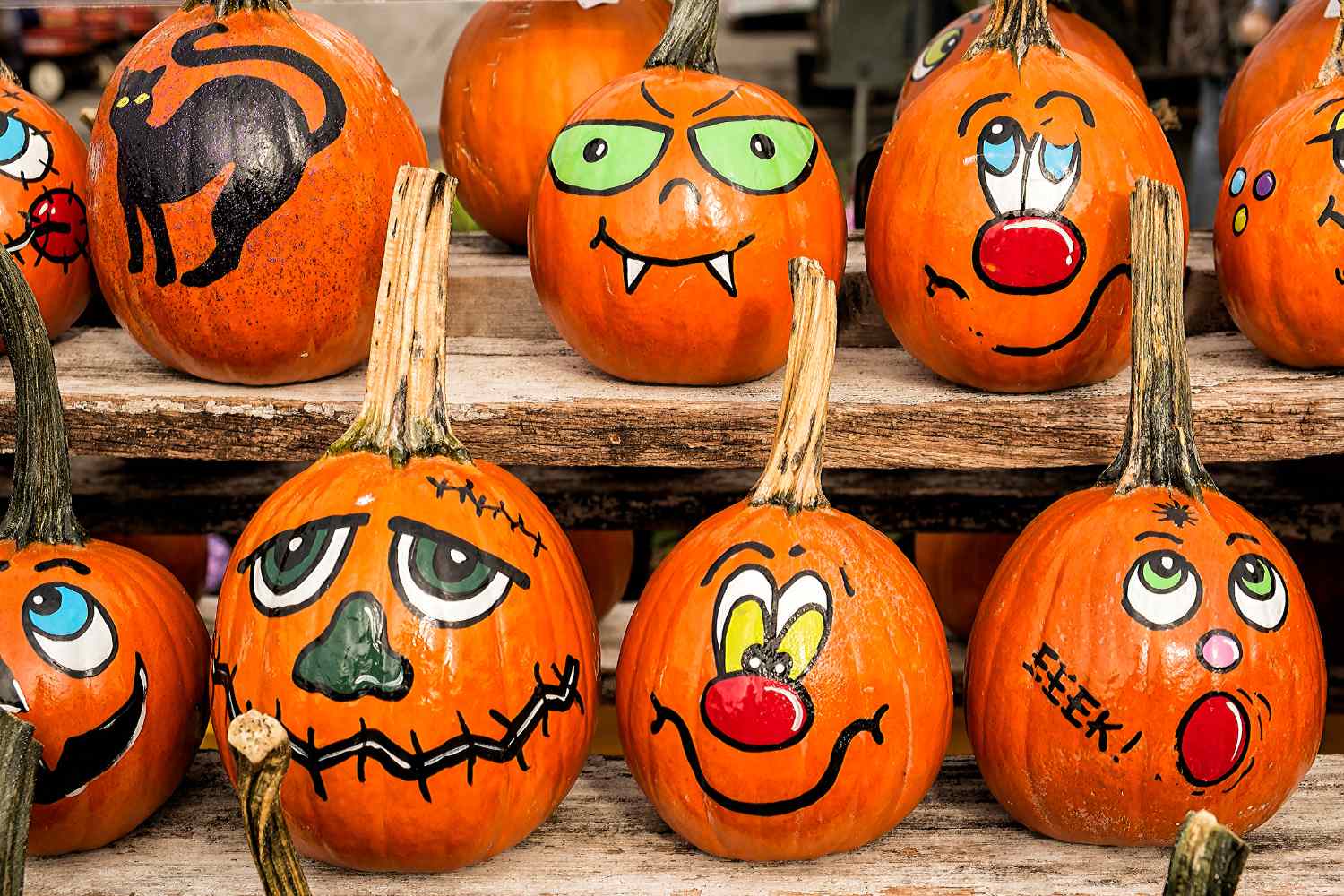 7 Ideas to Decorate Halloween Pumpkins Without Carving